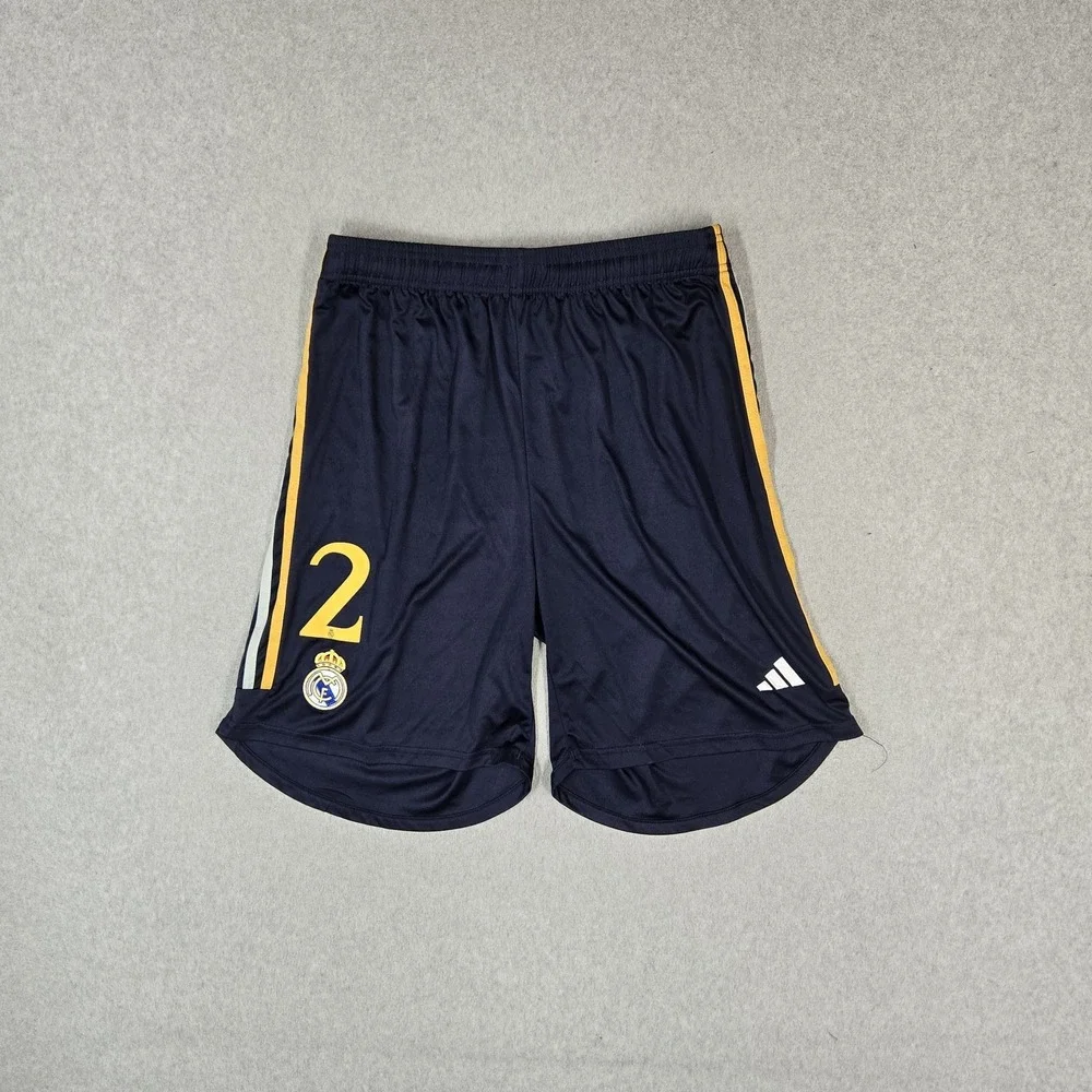 Real Madrid Boy Activewear Shorts 2XL Navy Adidas 2 Athletic Team 2020 Away